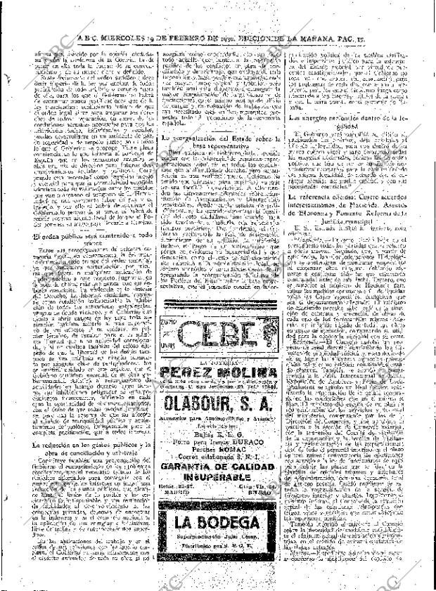 ABC MADRID 19-02-1930 página 17