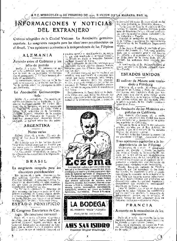 ABC MADRID 19-02-1930 página 29