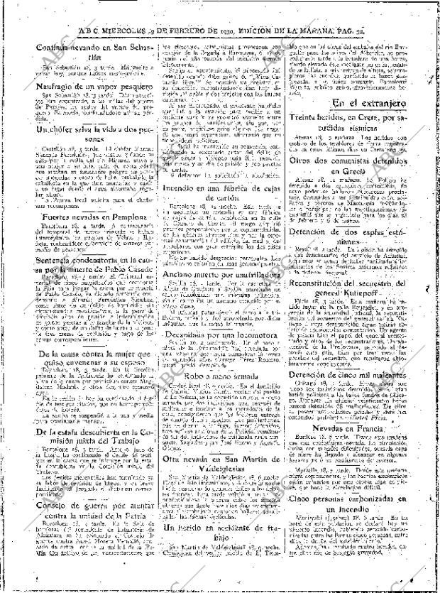 ABC MADRID 19-02-1930 página 32