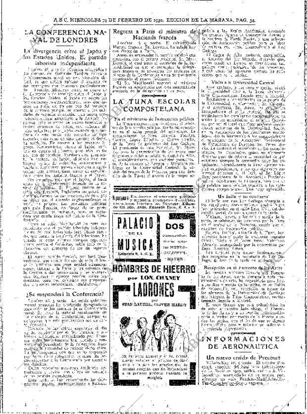 ABC MADRID 19-02-1930 página 34