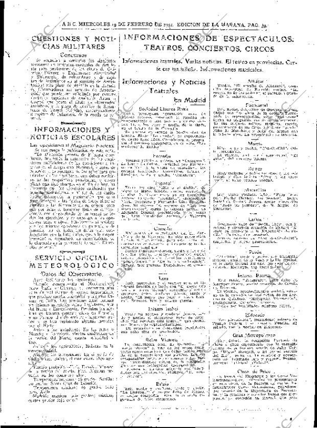 ABC MADRID 19-02-1930 página 39