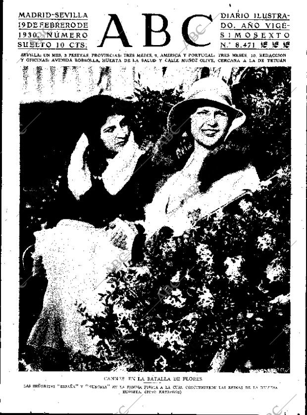 ABC SEVILLA 19-02-1930 página 1