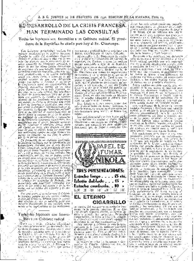 ABC MADRID 20-02-1930 página 19