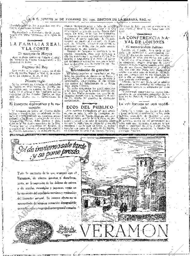 ABC MADRID 20-02-1930 página 22