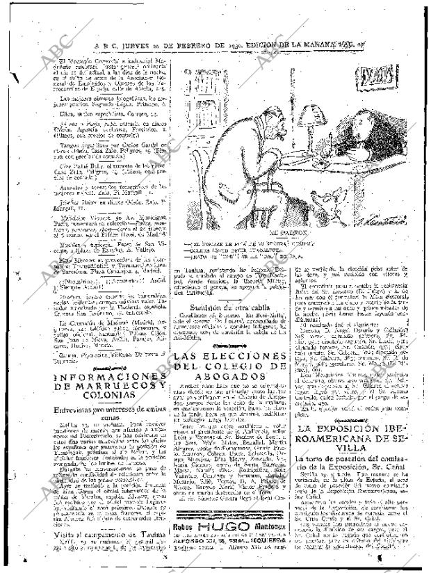 ABC MADRID 20-02-1930 página 27