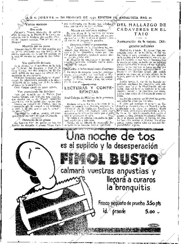 ABC SEVILLA 20-02-1930 página 18