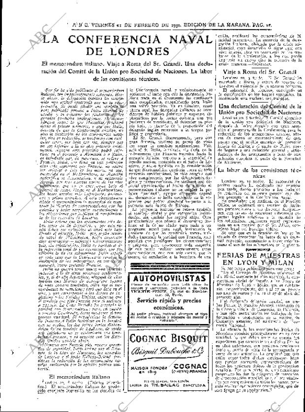 ABC MADRID 21-02-1930 página 21