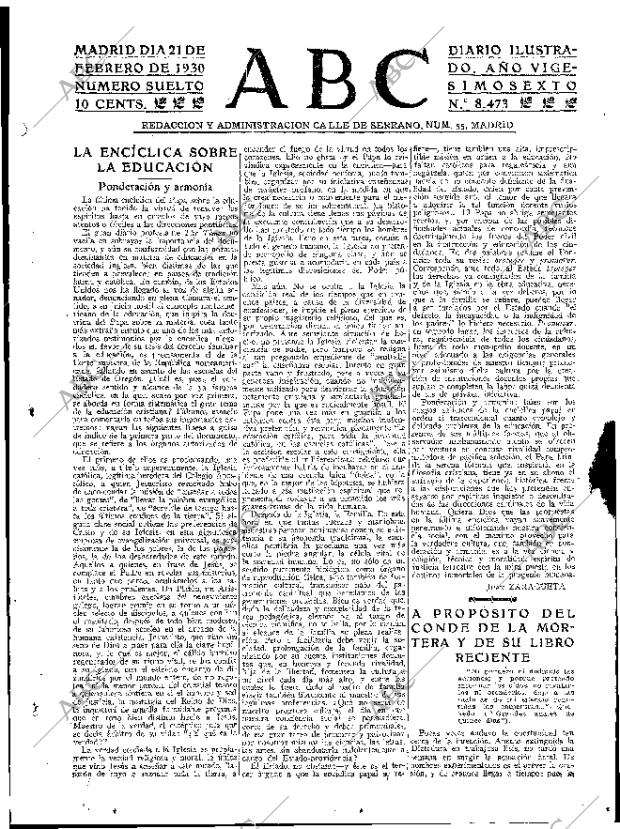 ABC MADRID 21-02-1930 página 3