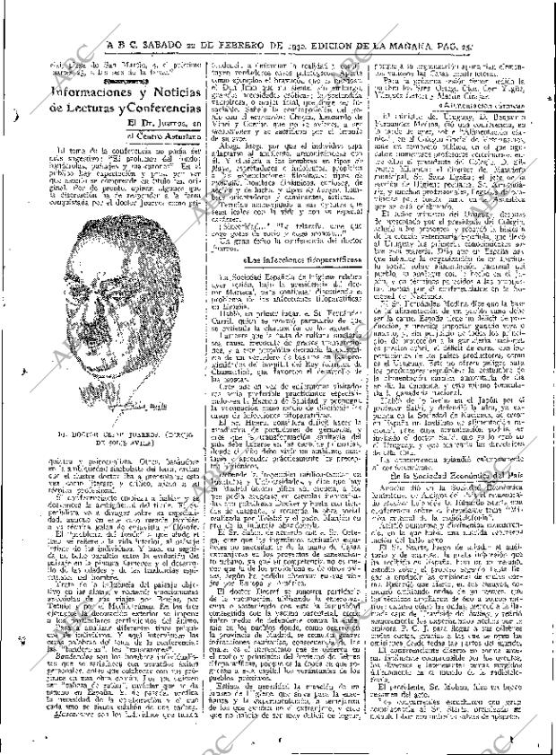 ABC MADRID 22-02-1930 página 25