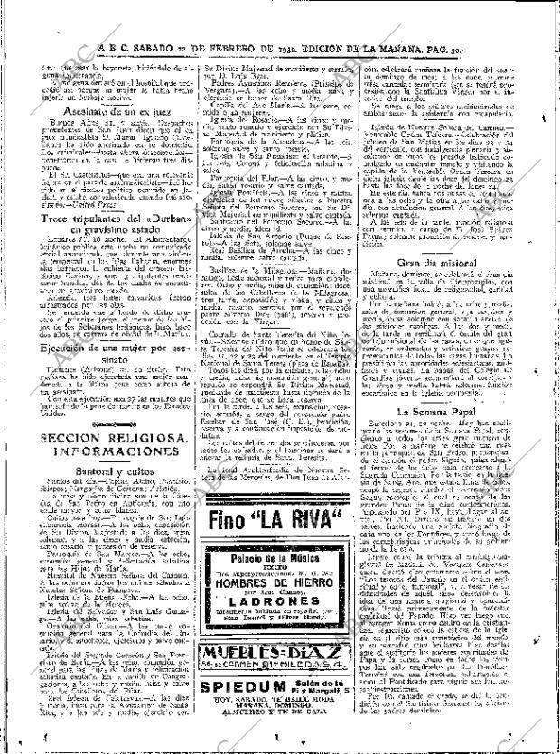 ABC MADRID 22-02-1930 página 30