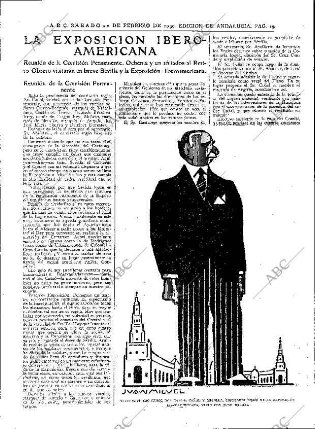 ABC SEVILLA 22-02-1930 página 19