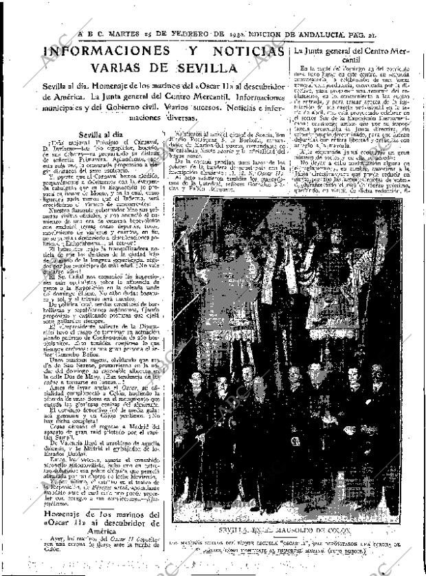 ABC SEVILLA 25-02-1930 página 21