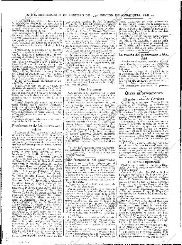 ABC SEVILLA 26-02-1930 página 20