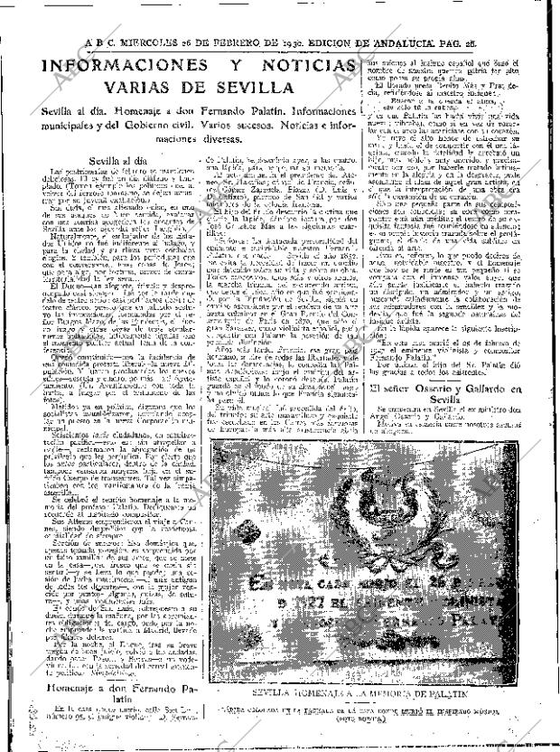 ABC SEVILLA 26-02-1930 página 26
