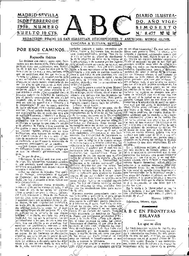 ABC SEVILLA 26-02-1930 página 3