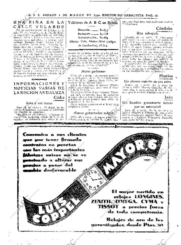 ABC SEVILLA 01-03-1930 página 24
