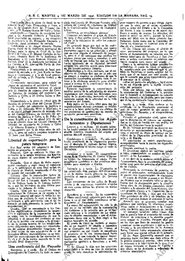 ABC MADRID 04-03-1930 página 19