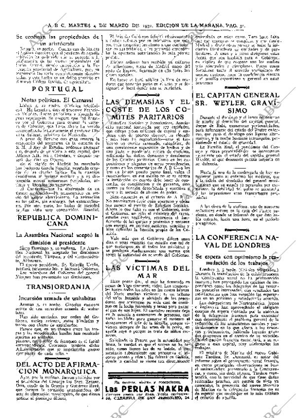 ABC MADRID 04-03-1930 página 31