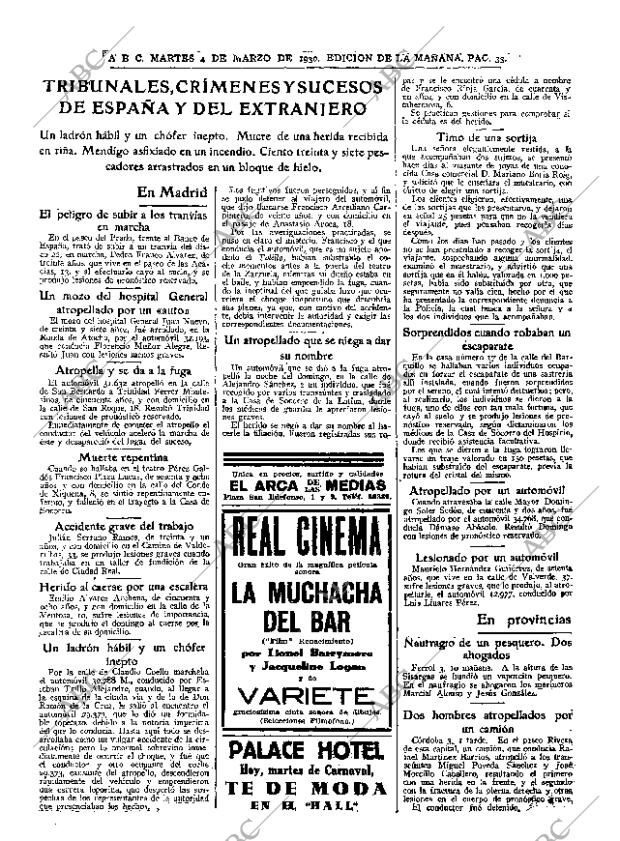 ABC MADRID 04-03-1930 página 33