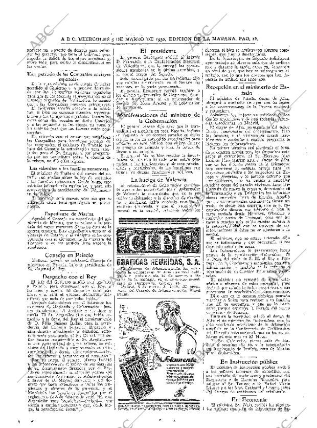 ABC MADRID 05-03-1930 página 16