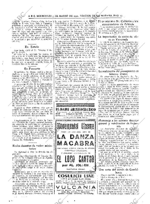 ABC MADRID 05-03-1930 página 17