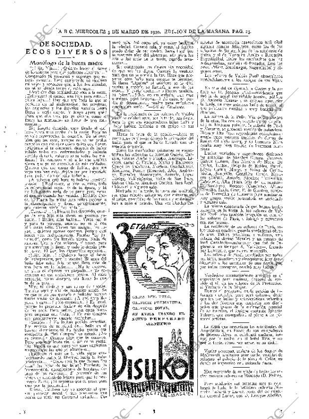 ABC MADRID 05-03-1930 página 23