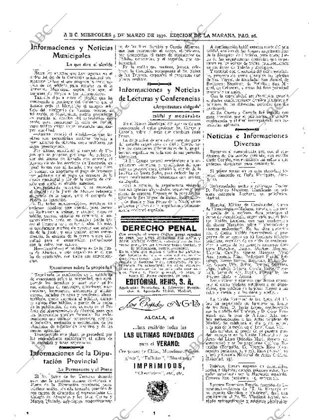 ABC MADRID 05-03-1930 página 26