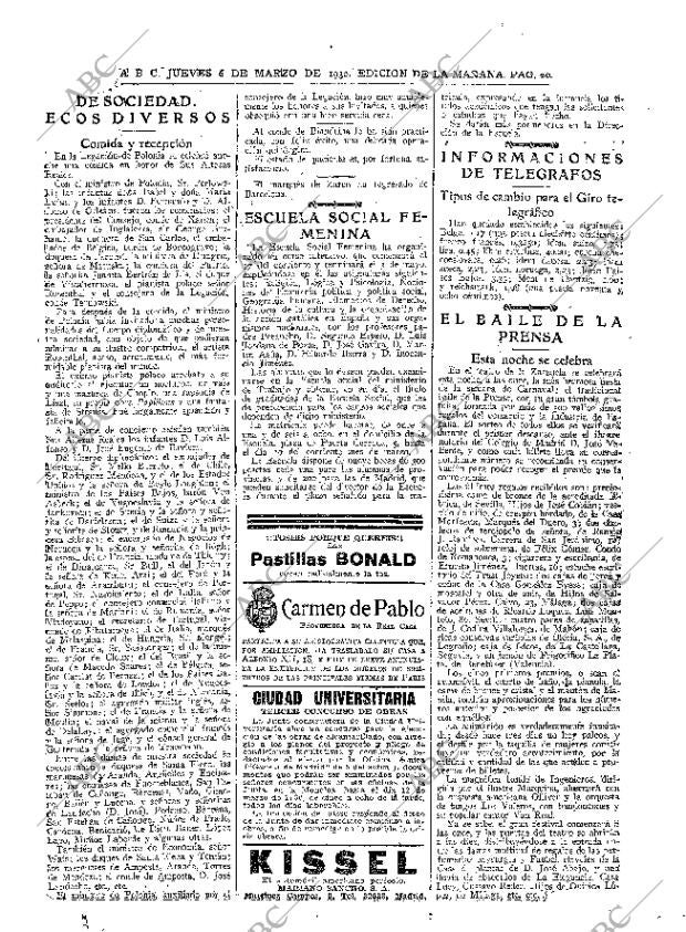 ABC MADRID 06-03-1930 página 20
