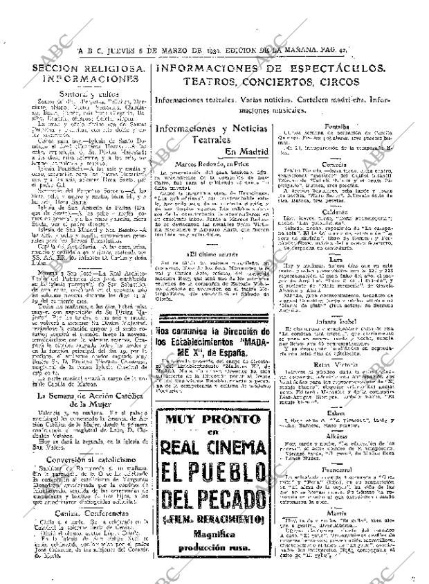 ABC MADRID 06-03-1930 página 42