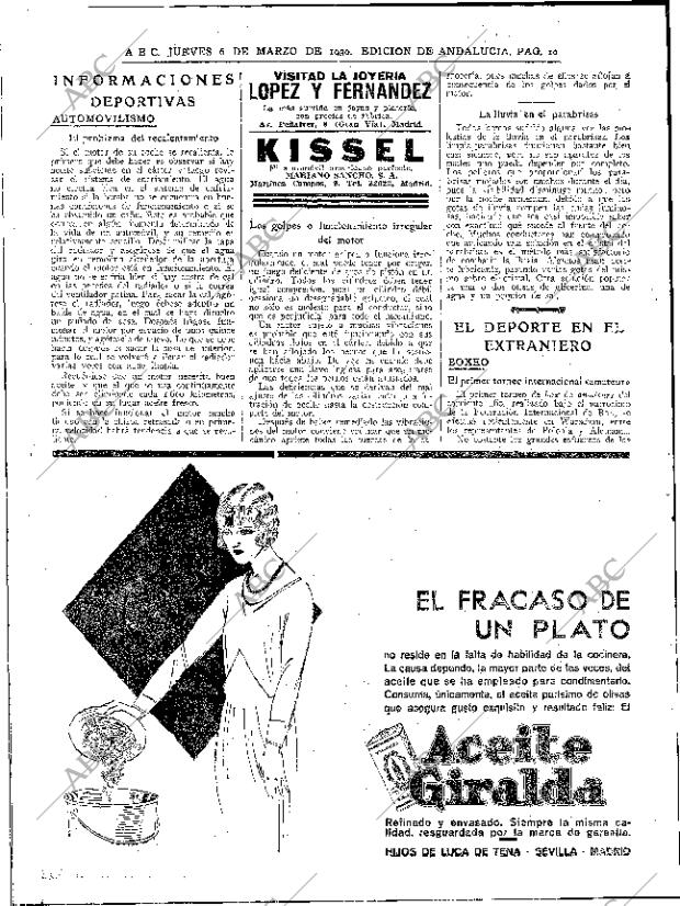 ABC SEVILLA 06-03-1930 página 10