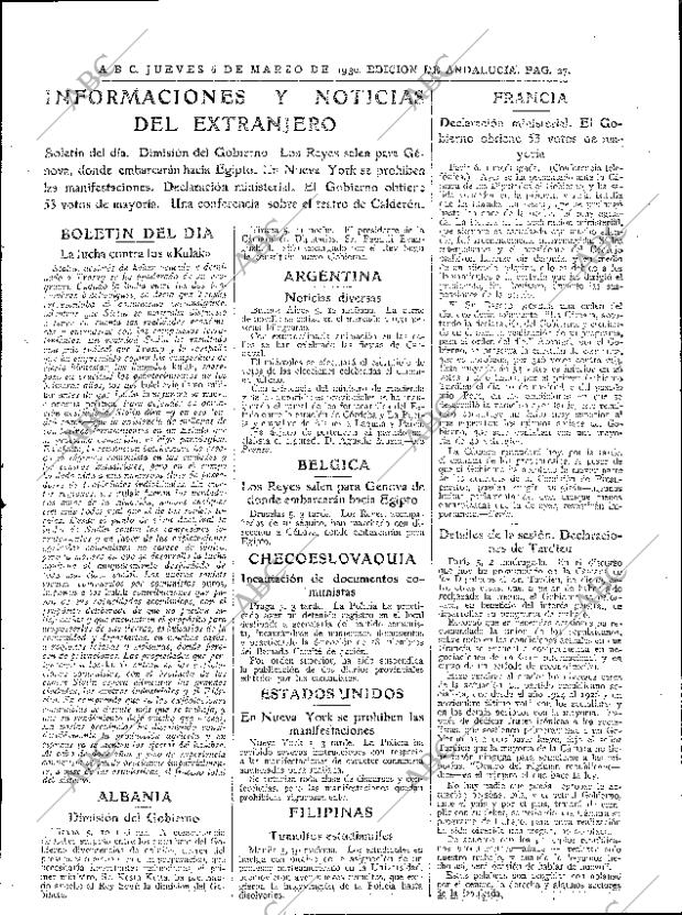ABC SEVILLA 06-03-1930 página 27