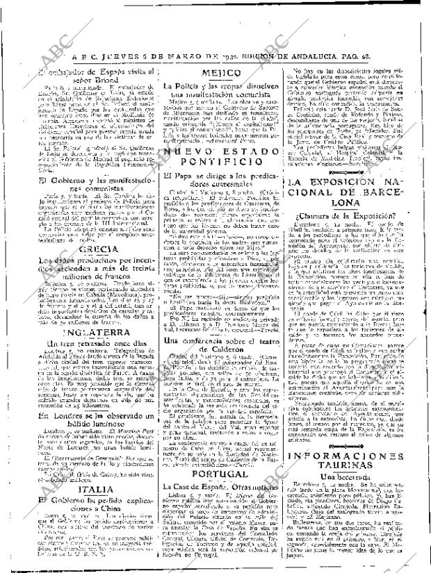 ABC SEVILLA 06-03-1930 página 28