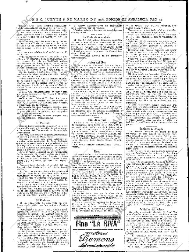 ABC SEVILLA 06-03-1930 página 34