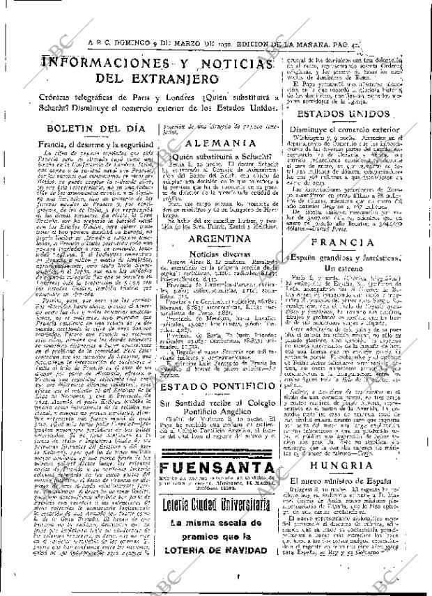 ABC MADRID 09-03-1930 página 41