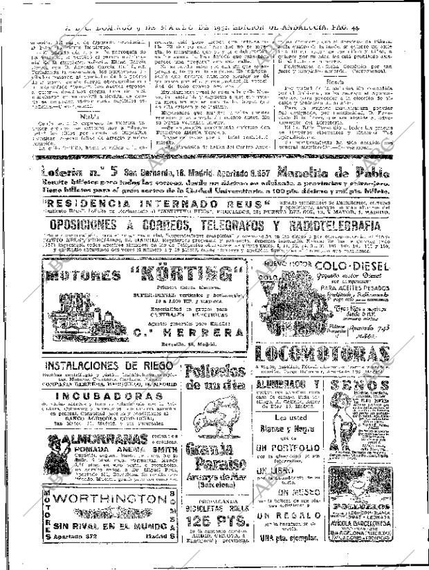 ABC SEVILLA 09-03-1930 página 44