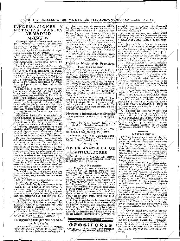 ABC SEVILLA 11-03-1930 página 18