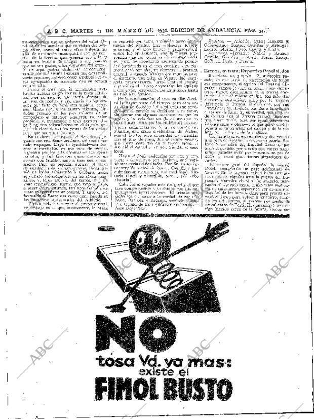 ABC SEVILLA 11-03-1930 página 34