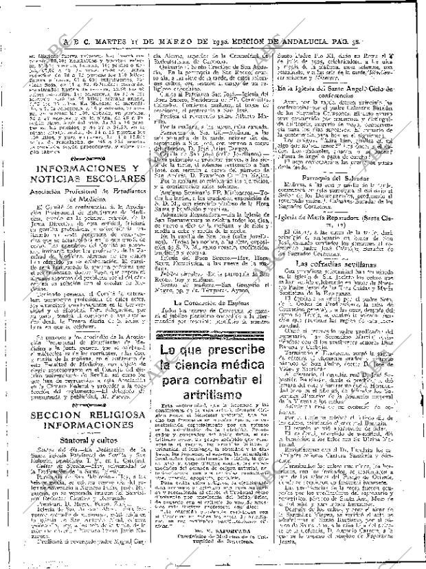 ABC SEVILLA 11-03-1930 página 38