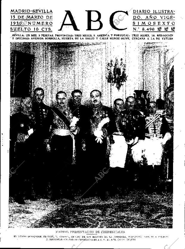ABC SEVILLA 13-03-1930 página 1