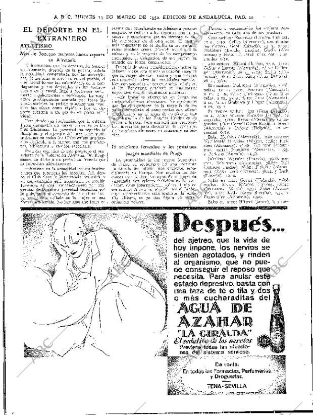 ABC SEVILLA 13-03-1930 página 10
