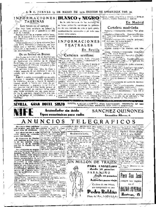 ABC SEVILLA 13-03-1930 página 30