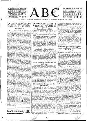 ABC MADRID 14-03-1930 página 15