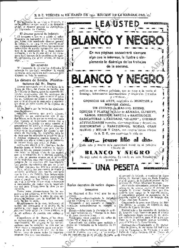 ABC MADRID 14-03-1930 página 17