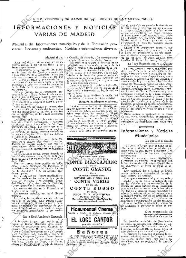 ABC MADRID 14-03-1930 página 25