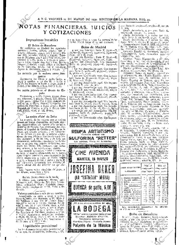 ABC MADRID 14-03-1930 página 37