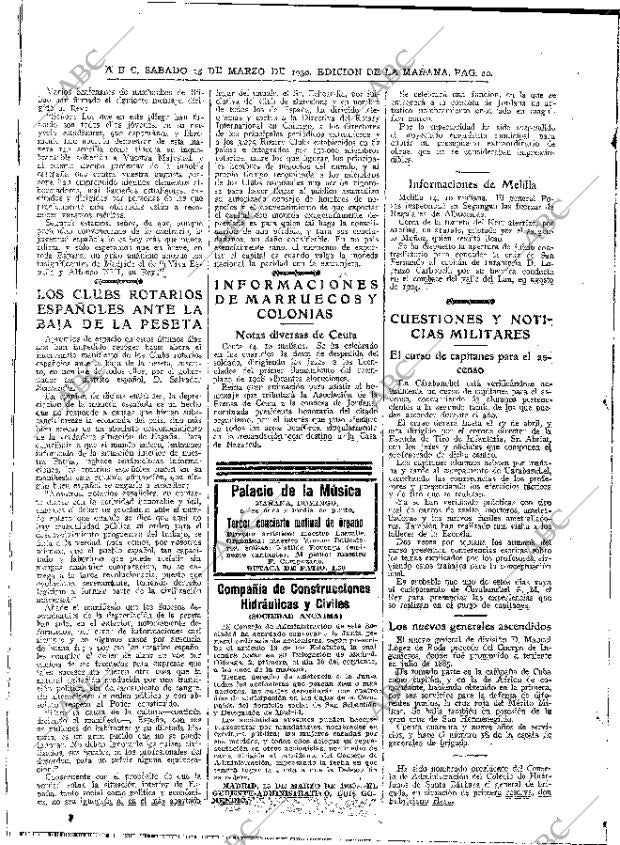 ABC MADRID 15-03-1930 página 20