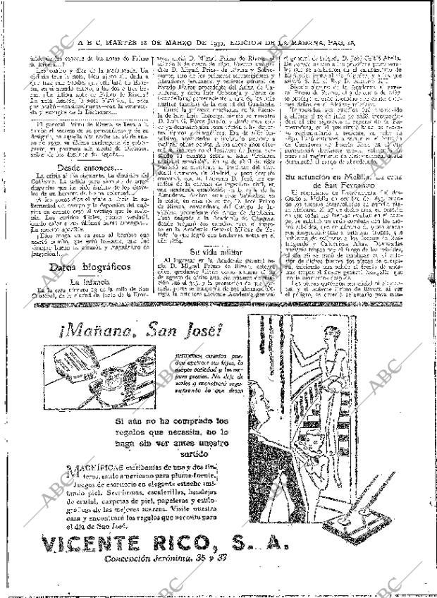 ABC MADRID 18-03-1930 página 18