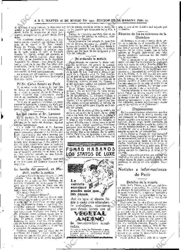 ABC MADRID 18-03-1930 página 21