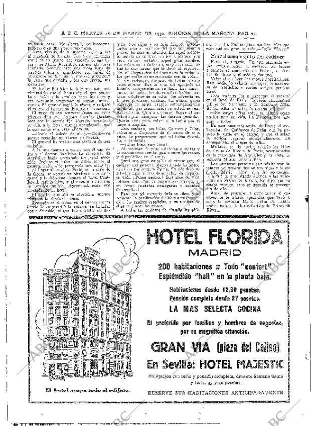 ABC MADRID 18-03-1930 página 22