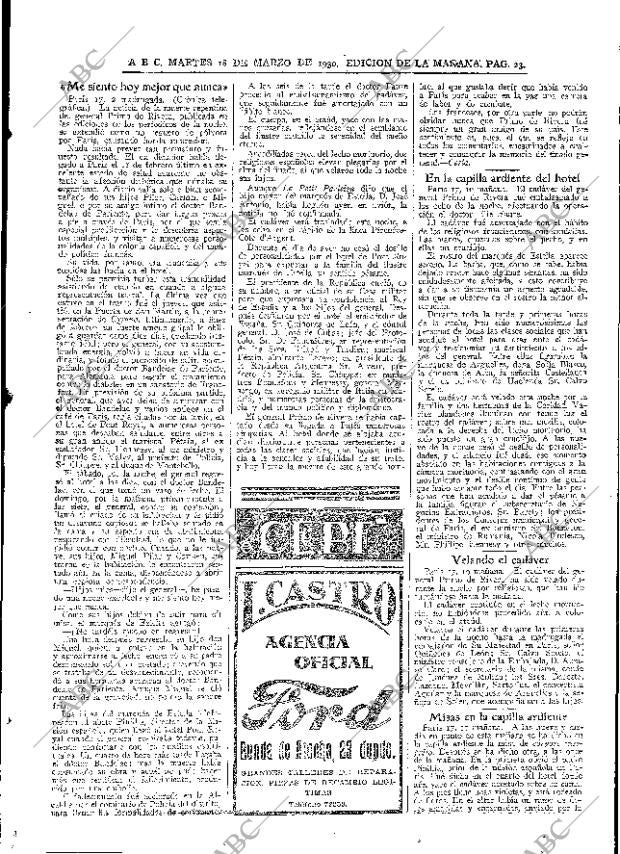 ABC MADRID 18-03-1930 página 23